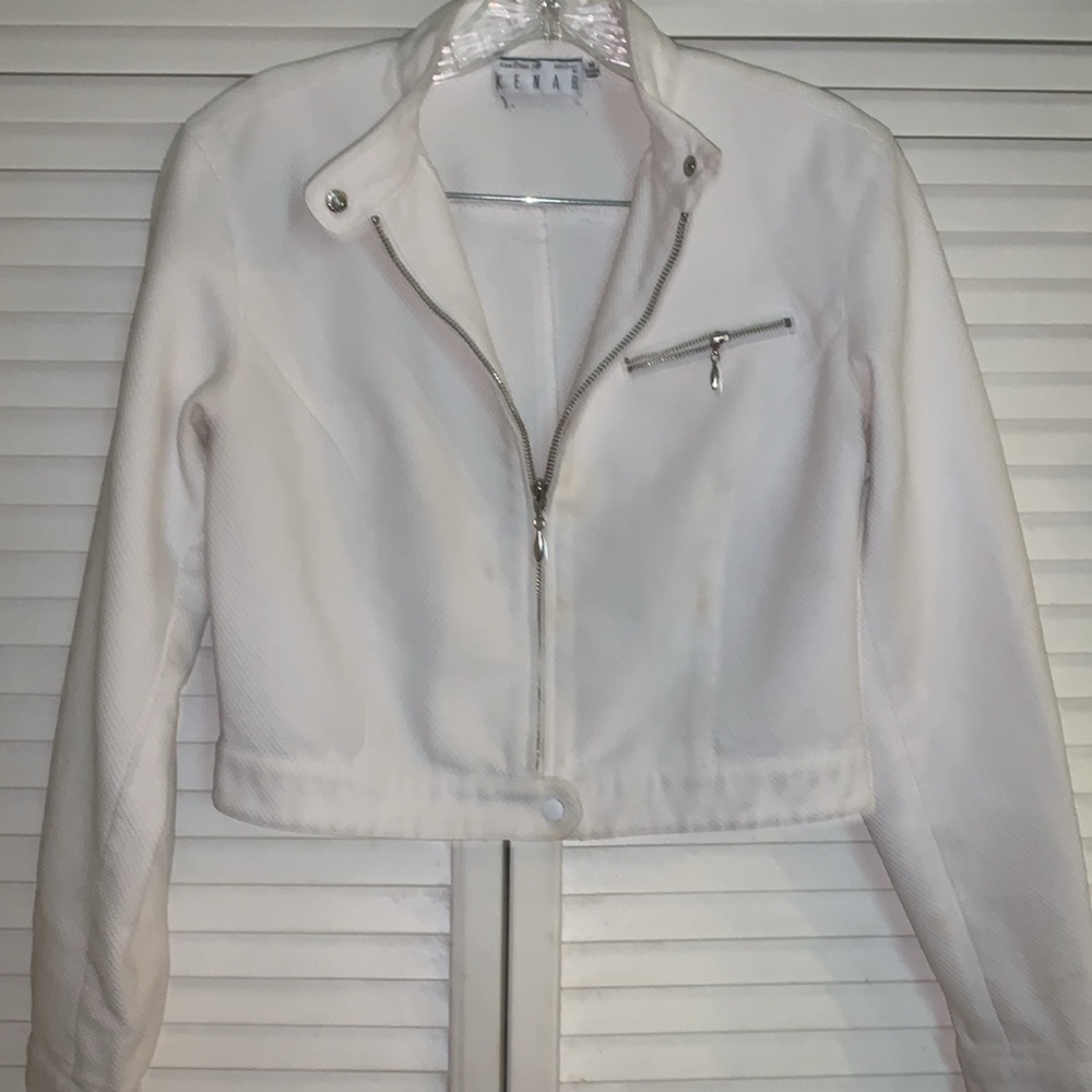 Vintage kenar zipper up jacket petite m - Picture 4 of 7
